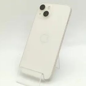 【中古】Apple SoftBank 【SIMフリー】 iPhone 13 128GB スターライト MLND3J/A【静岡】保証期間１ヶ月【ランクC】