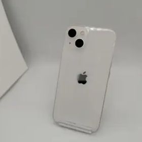 【中古】Apple 国内版 【SIMフリー】 iPhone 13 128GB スターライト MLND3J/A【OSU301】保証期間１ヶ月【ランクA】