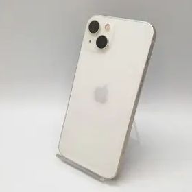 【中古】Apple SoftBank 【SIMフリー】 iPhone 13 128GB スターライト MLND3J/A【鹿児島中町】保証期間１ヶ月【ランクC】