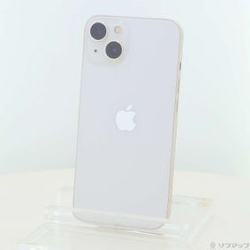 (中古)Apple iPhone13 128GB スターライト MLND3J/A SIMフリー(297-ud)