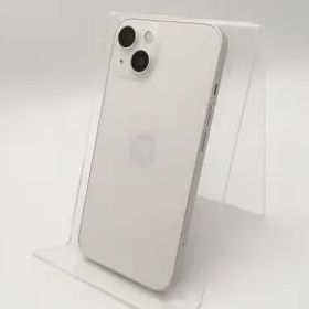 【中古】Apple SoftBank 【SIMフリー】 iPhone 13 128GB スターライト MLND3J/A【大須2】保証期間１ヶ月【ランクA】
