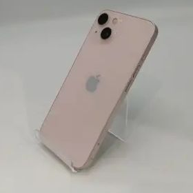【中古】Apple au 【SIMフリー】 iPhone 13 128GB ピンク MLNE3J/A【浜松駅前】保証期間１ヶ月【ランクC】