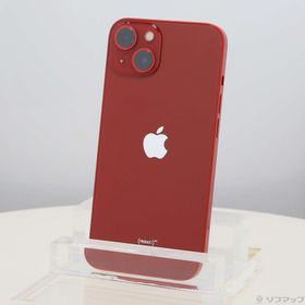 (中古)Apple iPhone13 128GB プロダクトレッド MLNF3J/A SIMフリー(258-ud)