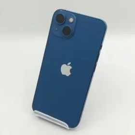 【中古】Apple docomo 【SIMフリー】 iPhone 13 128GB ブルー MLNG3J/A【神戸】保証期間１ヶ月【ランクA】
