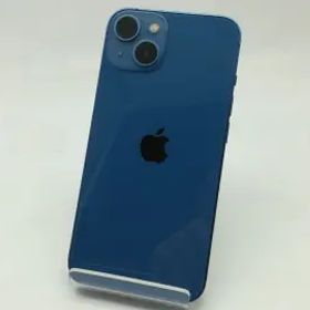 【中古】Apple docomo 【SIMフリー】 iPhone 13 128GB ブルー MLNG3J/A【広島】保証期間１ヶ月【ランクB】