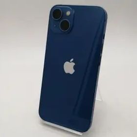【中古】Apple SoftBank 【SIMフリー】 iPhone 13 128GB ブルー MLNG3J/A【札幌南2条】保証期間１ヶ月【ランクB】