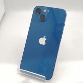 【中古】Apple au 【SIMフリー】 iPhone 13 128GB ブルー MLNG3J/A【スマーク伊勢崎】保証期間１ヶ月【ランクC】