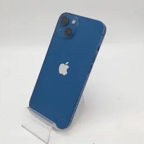 【中古】Apple au 【SIMフリー】 iPhone 13 128GB ブルー MLNG3J/A【府中ル・シーニュ】保証期間１ヶ月【ランクC】