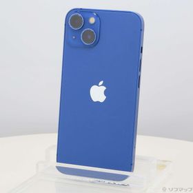 (中古)Apple iPhone13 128GB ブルー MLNG3J/A SIMフリー(295-ud)