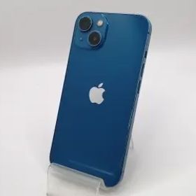 【中古】Apple SoftBank 【SIMフリー】 iPhone 13 128GB ブルー MLNG3J/A【戸塚】保証期間１ヶ月【ランクC】