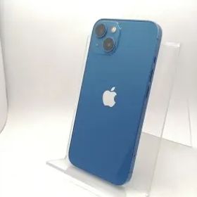 【中古】Apple ymobile 【SIMフリー】 iPhone 13 128GB ブルー MLNG3J/A【川崎駅前】保証期間１ヶ月【ランクC】