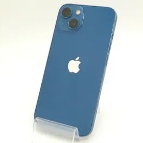 【中古】Apple docomo 【SIMフリー】 iPhone 13 128GB ブルー MLNG3J/A【静岡】保証期間１ヶ月【ランクC】