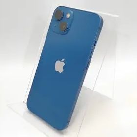 【中古】Apple docomo 【SIMフリー】 iPhone 13 128GB ブルー MLNG3J/A【高崎モントレー】保証期間１ヶ月【ランクC】