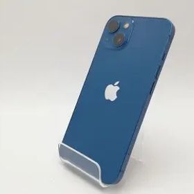 【中古】Apple au 【SIMフリー】 iPhone 13 128GB ブルー MLNG3J/A【府中ル・シーニュ】保証期間１ヶ月【ランクB】