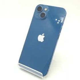【中古】Apple au 【SIMフリー】 iPhone 13 128GB ブルー MLNG3J/A【広島】保証期間１ヶ月【ランクC】