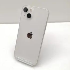 【中古】Apple au 【SIMフリー】 iPhone 13 256GB スターライト MLNJ3J/A【仙台イービーンズ】保証期間１ヶ月【ランクC】