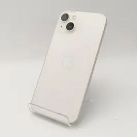 【中古】Apple docomo 【SIMフリー】 iPhone 13 256GB スターライト MLNJ3J/A【広島本通】保証期間１ヶ月【ランクB】