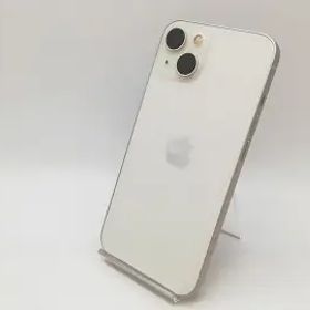 【中古】Apple SoftBank 【SIMフリー】 iPhone 13 256GB スターライト MLNJ3J/A【鹿児島中町】保証期間１ヶ月【ランクC】