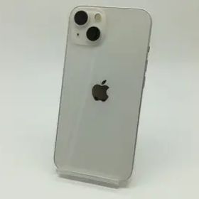 【中古】Apple SoftBank 【SIMフリー】 iPhone 13 256GB スターライト MLNJ3J/A【広島】保証期間１ヶ月【ランクA】