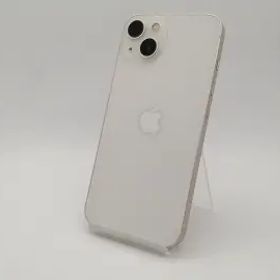 【中古】Apple SoftBank 【SIMフリー】 iPhone 13 256GB スターライト MLNJ3J/A【札幌南2条】保証期間１週間【ランクC】