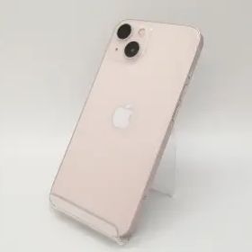 【中古】Apple SoftBank 【SIMフリー】 iPhone 13 256GB ピンク MLNK3J/A【三宮センター】保証期間１週間【ランクC】