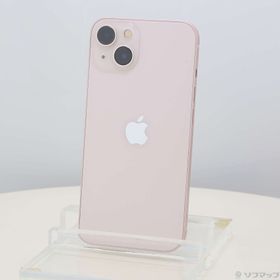 (中古)Apple iPhone13 256GB ピンク MLNK3J/A SIMフリー(377-ud)