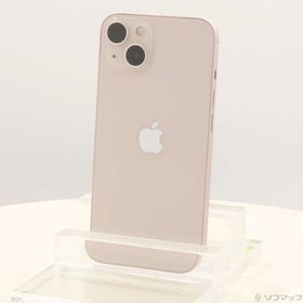 (中古)Apple iPhone13 256GB ピンク MLNK3J/A SIMフリー(276-ud)