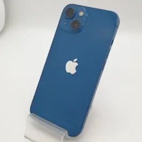 【中古】Apple docomo 【SIMフリー】 iPhone 13 256GB ブルー MLNM3J/A【アリオ倉敷】保証期間１ヶ月【ランクC】