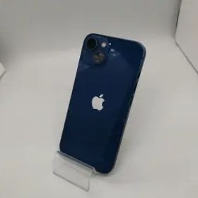 【中古】Apple docomo 【SIMフリー】 iPhone 13 256GB ブルー MLNM3J/A【OSU301】保証期間１ヶ月【ランクC】