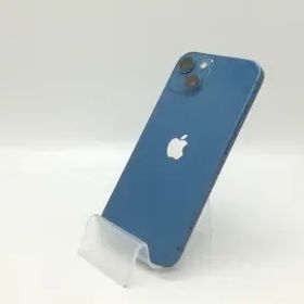 【中古】【赤ロム保証あり】Apple 楽天モバイル 【SIMフリー】 iPhone 13 256GB ブルー MLNM3J/A【三宮駅前】保証期間１ヶ月【ランクC】