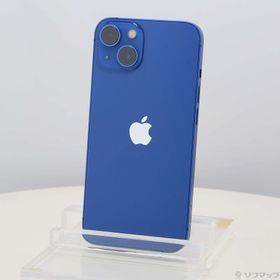 (中古)Apple iPhone13 256GB ブルー MLNM3J/A SIMフリー(269-ud)
