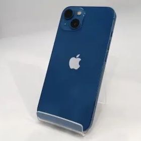 【中古】Apple 国内版 【SIMフリー】 iPhone 13 256GB ブルー MLNM3J/A【浜松駅前】保証期間１ヶ月【ランクC】