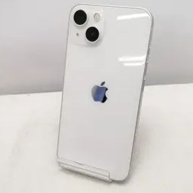 【中古】Apple au 【SIMフリー】 iPhone 13 512GB スターライト MLNP3J/A【仙台駅東口】保証期間１ヶ月【ランクB】