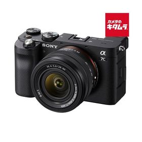 ソニー α7C ズームレンズキット ブラック [ILCE-7CL B] SONY フルサイズ ミラーレス一眼カメラ 小型軽量 4K動画撮影 Wi-Fi搭載 Vlog 《納期約３−４週間》