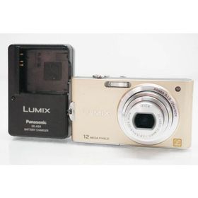 中古 Panasonicパナソニック コンパクトデジタルカメラ LUMIXルミックス 1210万画素 DMC-FX60-N リュクスゴールド
