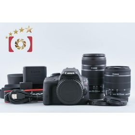 【中古】Canon キヤノン EOS Kiss X7 ダブルズームキット ブラック