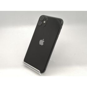 【中古】Apple docomo 【SIMロック解除済み】 iPhone 11 64GB ブラック MWLT2J/A【広島本通】保証期間１ヶ月【ランクC】