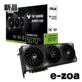 ASUS エイスース TUF Gaming GeForce RTX 5070 Ti 16GB GDDR7 OC Edition 転送不可 TUF-RTX5070TI-O16G-GAMING (2647109)
