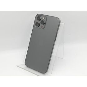【中古】Apple au 【SIMロック解除済み】 iPhone 12 Pro Max 256GB グラファイト MGCY3J/A【中野】保証期間１週間【ランクD】