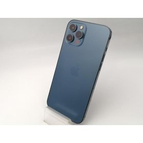 【中古】Apple SoftBank 【SIMロック解除済み】 iPhone 12 Pro Max 128GB パシフィックブルー MGCX3J/A【イオンモール新利府】保証期間１ヶ月【ランクC】