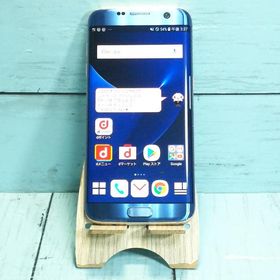docomo Galaxy S7 edge SC-02H ブルー 本体 白ロム [訳あり] SIMロック解除済み SIMフリー 370408