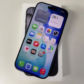 ★利用制限〇★ iPhone 16 Pro 128GB ブラックチタニウム SIMロック解除済