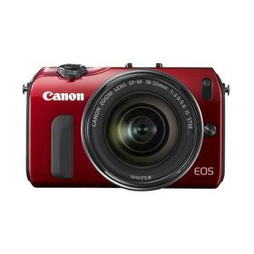 Canon ミラーレス一眼カメラ EOS M レンズキット EF-M18-55mm F3.5-5.6 IS STM付属 レッド EOSMRE-18-55ISSTMLK
