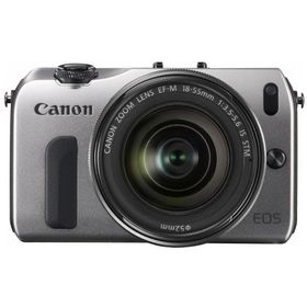 Canon ミラーレス一眼カメラ EOS M レンズキット EF-M18-55mm F3.5-5.6 IS STM付属 シルバー EOSMSL-18-