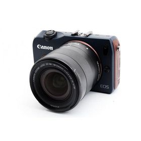 Canon EOS M レンズキット ベイブルー 美品 SDカード ストラップ付 動作確認済み 1ヶ月保証付 小型軽量 ミラーレス
