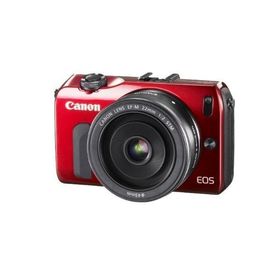 Canon EOS M レンズキット レッド 良品 動作確認済み 1ヶ月保証付 小型軽量 ミラーレス