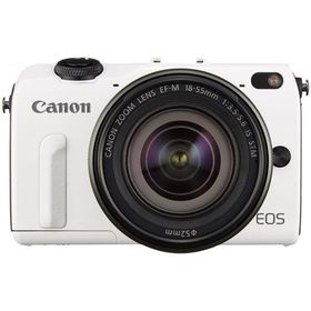 Canon EOS M2 EF-M18-55 IS STM レンズキット ホワイト 良品 動作確認済み 1ヶ月保証付 小型軽量 ミラーレス