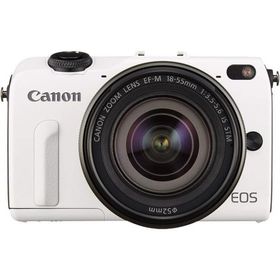 Canon EOS M2 EF-M18-55 IS STM レンズキット ホワイト 良品 動作確認済み 1ヶ月保証付 小型軽量 ミラーレス