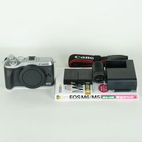 [美品 | ビューファインダー・バッテリー2個付] Canon EOS M6 [ボディ シルバー] | Canon EF-Mマウント