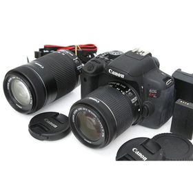 【全額返金保証】良品｜キヤノン EOS Kiss X8i ダブルズームキット CA01-R6951-4C3C
